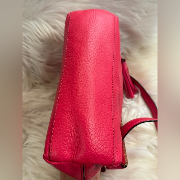 KATE SPADE Leather Southport Avenue Zinnia Hot Pink Pebbled Leather NWT - Picture 16 of 16